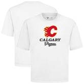 Calgary Flames Levelwear Team Surge Luxe Signature Knit T-Shirt - NHL T-shirts