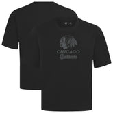Chicago Blackhawks Levelwear Shadow Surge Luxe Signature Knit T-Shirt - NHL T-shirts