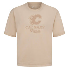 Calgary Flames Levelwear Shadow Surge Luxe Signature Knit T-Shirt - NHL T-shirts