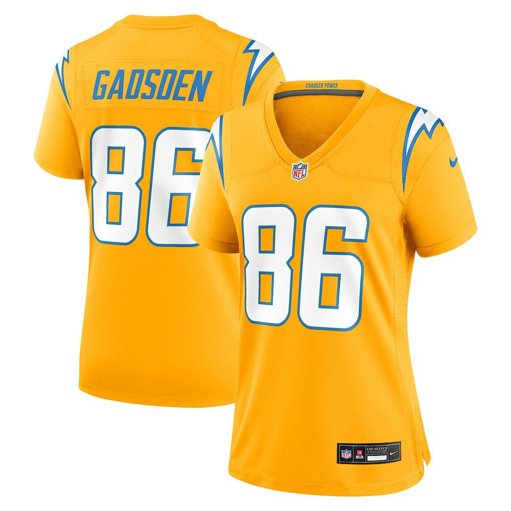 Los Angeles Chargers Oronde Gadsden Women's Alternate Charger Power Game Jersey | NFL Online