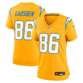 Los Angeles Chargers Oronde Gadsden Women's Alternate Charger Power Game Jersey | NFL Online