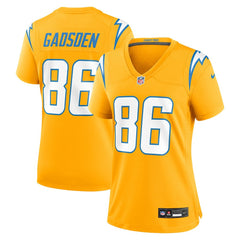 Los Angeles Chargers Oronde Gadsden Women's Alternate Charger Power Game Jersey | NFL Online