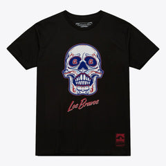 Atlanta Braves Mitchell & Ness Women's Sugar Skull Boxy T-Shirt - MLB T-shirts