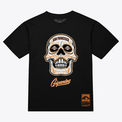 San Francisco Giants Mitchell & Ness Women's Sugar Skull Boxy T-Shirt - MLB T-shirts