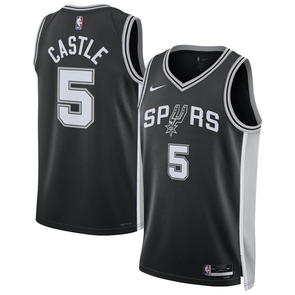 Black Stephon Castle San Antonio Spurs Unisex Swingman Jersey | NBA