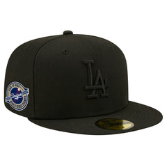 Los Angeles Dodgers New Era 2024/25 Back to Back Champions Circle Side Patch Fitted 59FIFTY Hat - MLB Hats