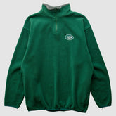 New York Jets Majestic 2000s 1/4 Zip Sweatshirt | NFL Outlet