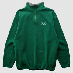 New York Jets Majestic 2000s 1/4 Zip Sweatshirt | NFL Outlet