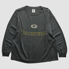 Green Bay Packers Logo Athletic 2000s Long Sleeve T-shirt | NFL Hot