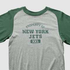 New York Jets Grid Iron 2000s Long Sleeve T-shirt | NFL Hot