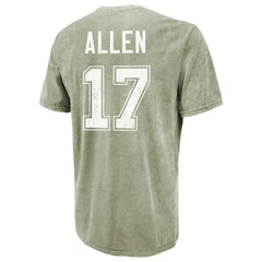 Buffalo Bills Josh Allen Majestic Threads Mineral Wash Name & Number T-Shirt | NFL Sale