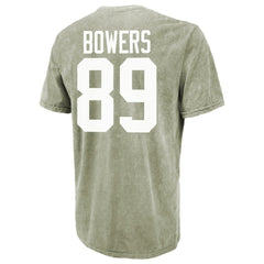 Las Vegas Raiders Brock Bowers Majestic Threads Mineral Wash Name & Number T-Shirt | NFL Online