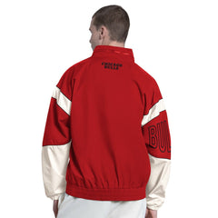 Red Chicago Bulls Starter The Gust Full-Zip Hooded Jacket | NBA