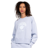 Light Blue New York Knicks Starter Women's Pastel Boxy Sweatshirt | NBA