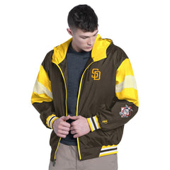 San Diego Padres Pro Player Legacy Lightweight Full-Zip Hooded Jacket - MLB Jackets