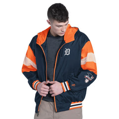Detroit Tigers Pro Player Legacy Lightweight Full-Zip Hooded Jacket - MLB Jackets