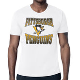 Pittsburgh Penguins Starter Comic Style Team Graphic T-Shirt - NHL T-shirts