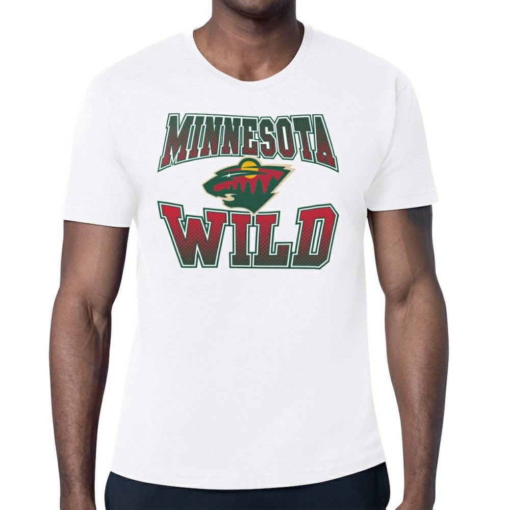 Minnesota Wild Starter Comic Style Team Graphic T-Shirt - NHL T-shirts