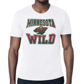 Minnesota Wild Starter Comic Style Team Graphic T-Shirt - NHL T-shirts