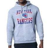 New York Rangers Starter Comic Style Team Graphic Hoodie - NHL Hoodies