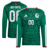 Mexico National Team 2026 Home Replica Long Sleeve Custom Jersey