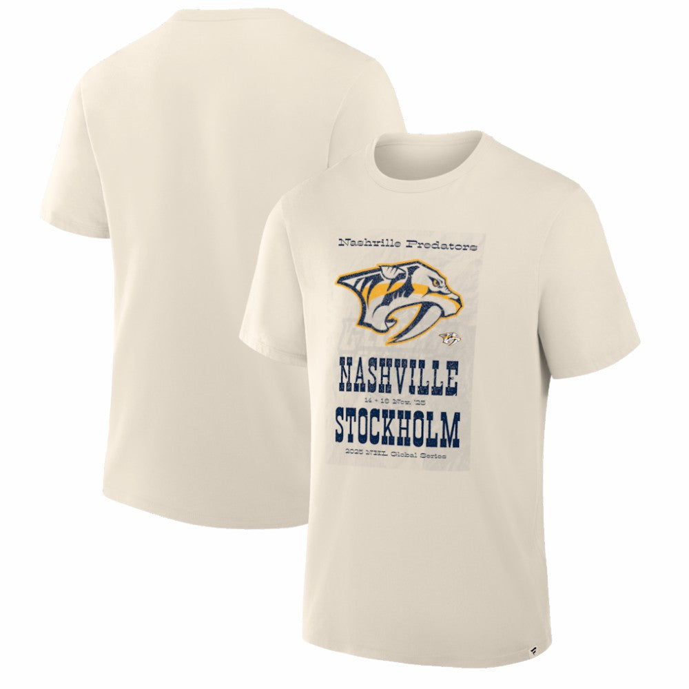 Nashville Predators 2025 NHL Global Series Hometown To Stockholm Legacy T-Shirt - NHL T-shirts