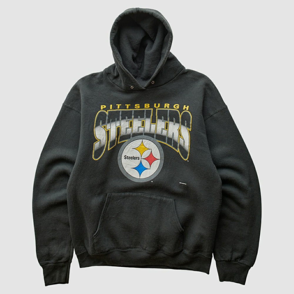 Pittsburgh Steelers 90s Hooded Pullover Sweatshirt | NFL Outlet