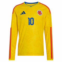 James Rodriguez Colombia National Team 2026 Home Replica Long Sleeve Jersey