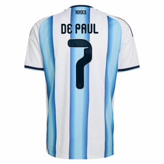 Rodrigo De Paul Argentina National Team 2026 Home Replica Jersey