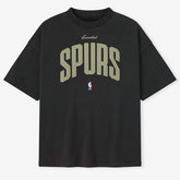 Black San Antonio Spurs Fear of God x NBA Unisex 90's T-Shirt | NBA