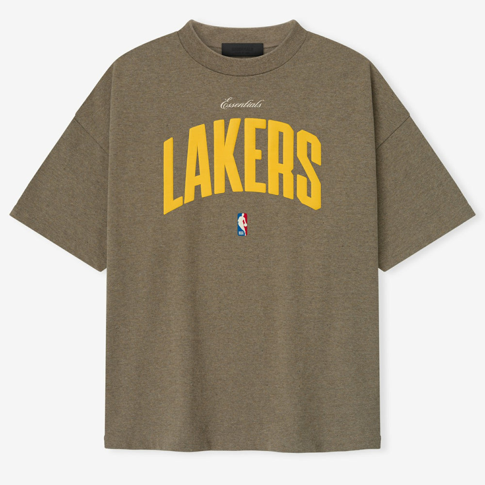 Heather Gray Los Angeles Lakers Fear of God x NBA Unisex 90's T-Shirt | NBA
