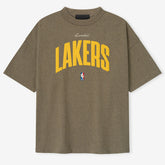 Heather Gray Los Angeles Lakers Fear of God x NBA Unisex 90's T-Shirt | NBA