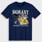 Navy Ja Morant Memphis Grizzlies Player Collage T-Shirt | NBA