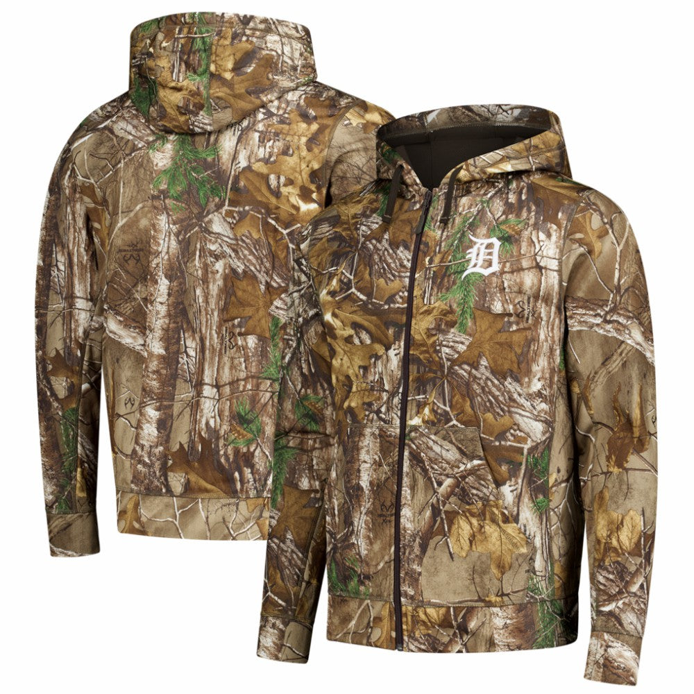 Detroit Tigers Dunbrooke Trophy Realtree Full-Zip Hoodie - MLB Hoodies
