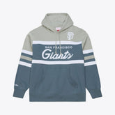 San Francisco Giants Mitchell & Ness Cooperstown Collection Thunderstorm Head Coach Hoodie - MLB Hoodies