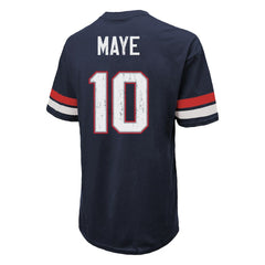 New England Patriots Drake Maye Majestic Threads Oversized T-Shirt | NFL Discount
