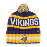 Minnesota Vikings '47 Bering Cuffed Knit Hat with Pom | NFL Hot