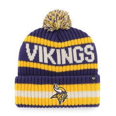 Minnesota Vikings '47 Bering Cuffed Knit Hat with Pom | NFL Hot