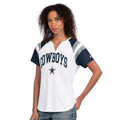 Dallas Cowboys Starter Women's Game On Notch Neck T-Shirt | NFL US
