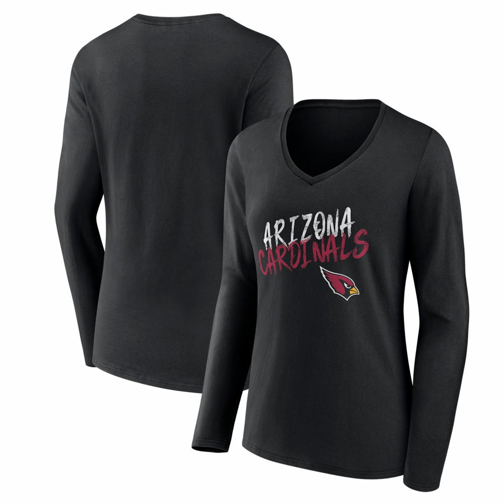 Arizona Cardinals Women's Hustle Long Sleeve V-Neck T-Shirt | NFL US