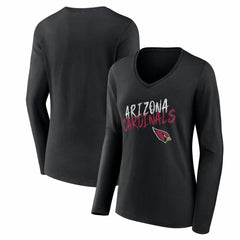 Arizona Cardinals Women's Hustle Long Sleeve V-Neck T-Shirt | NFL US