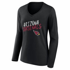 Arizona Cardinals Women's Hustle Long Sleeve V-Neck T-Shirt | NFL US