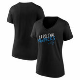 Carolina Panthers Women's Hustle V-Neck T-Shirt | NFL New