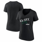 New York Jets Women's Hustle V-Neck T-Shirt | NFL Discount