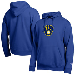 Milwaukee Brewers Champion All Star Embroidered Logo Hoodie - MLB Hoodies