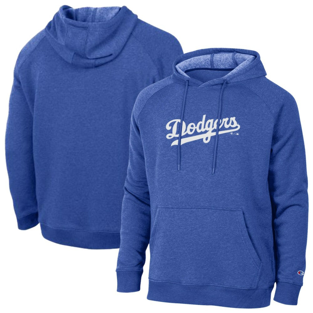 Los Angeles Dodgers Champion Triumph Tri-Blend Raglan Hoodie - MLB Hoodies