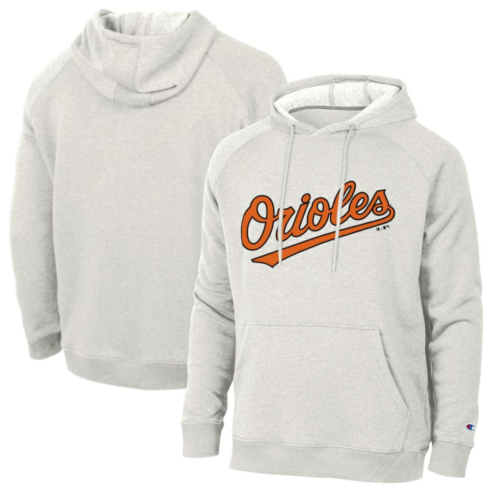 Baltimore Orioles Champion Triumph Tri-Blend Raglan Hoodie - MLB Hoodies