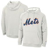 New York Mets Champion Triumph Tri-Blend Raglan Hoodie - MLB Hoodies