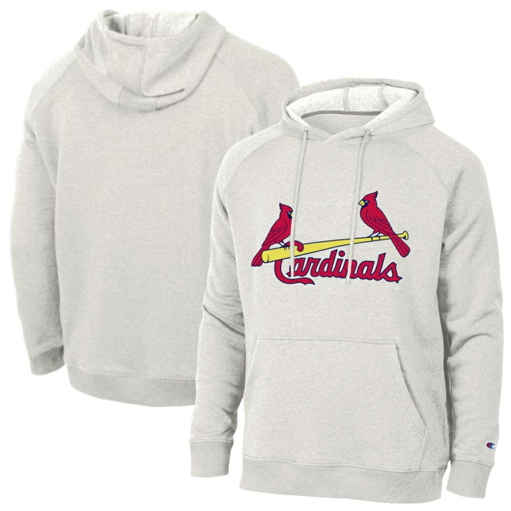 St. Louis Cardinals Champion Triumph Tri-Blend Raglan Hoodie - MLB Hoodies