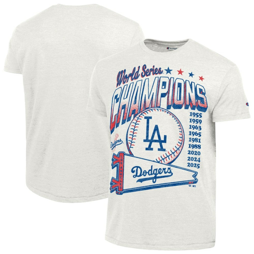 Los Angeles Dodgers Champion Winning Tradition Cooperstown Tri-Blend T-Shirt - MLB T-shirts